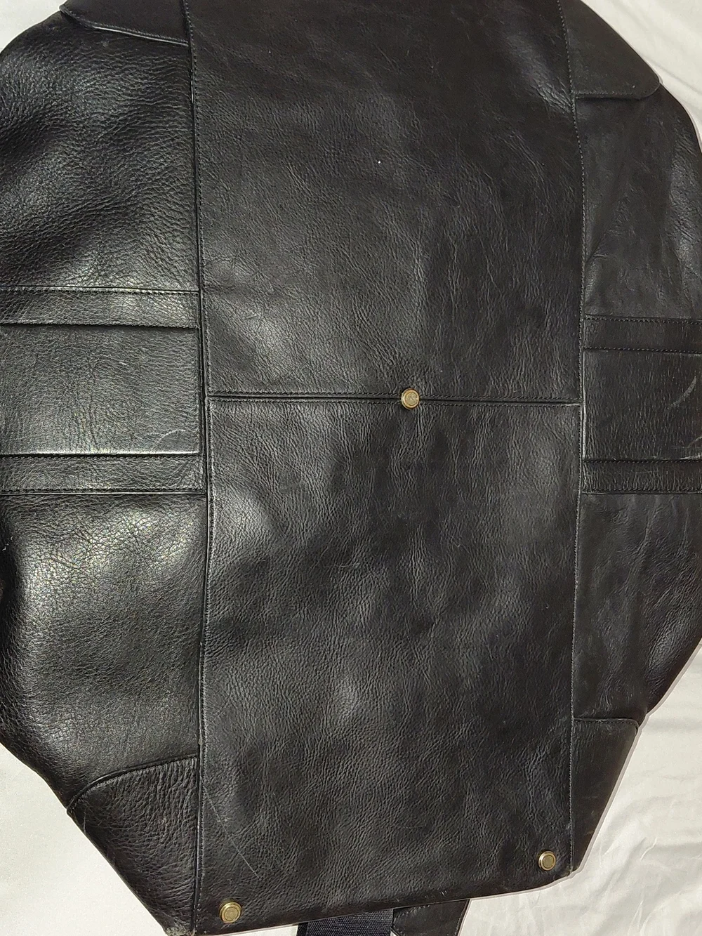Coach Men’s Black Leather Carryall Bag